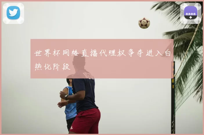 世界杯网络直播代理权争夺进入白热化阶段