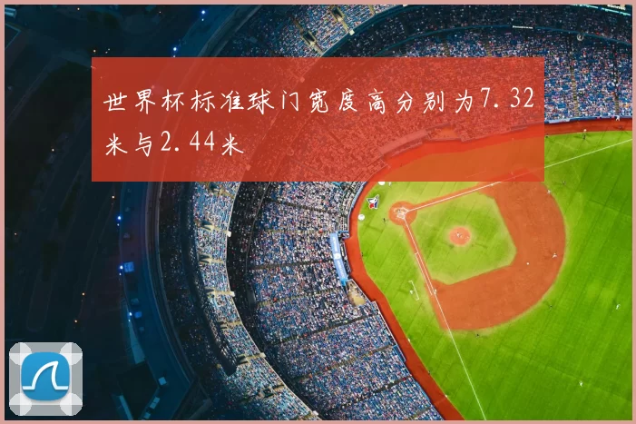 世界杯标准球门宽度高分别为7.32米与2.44米